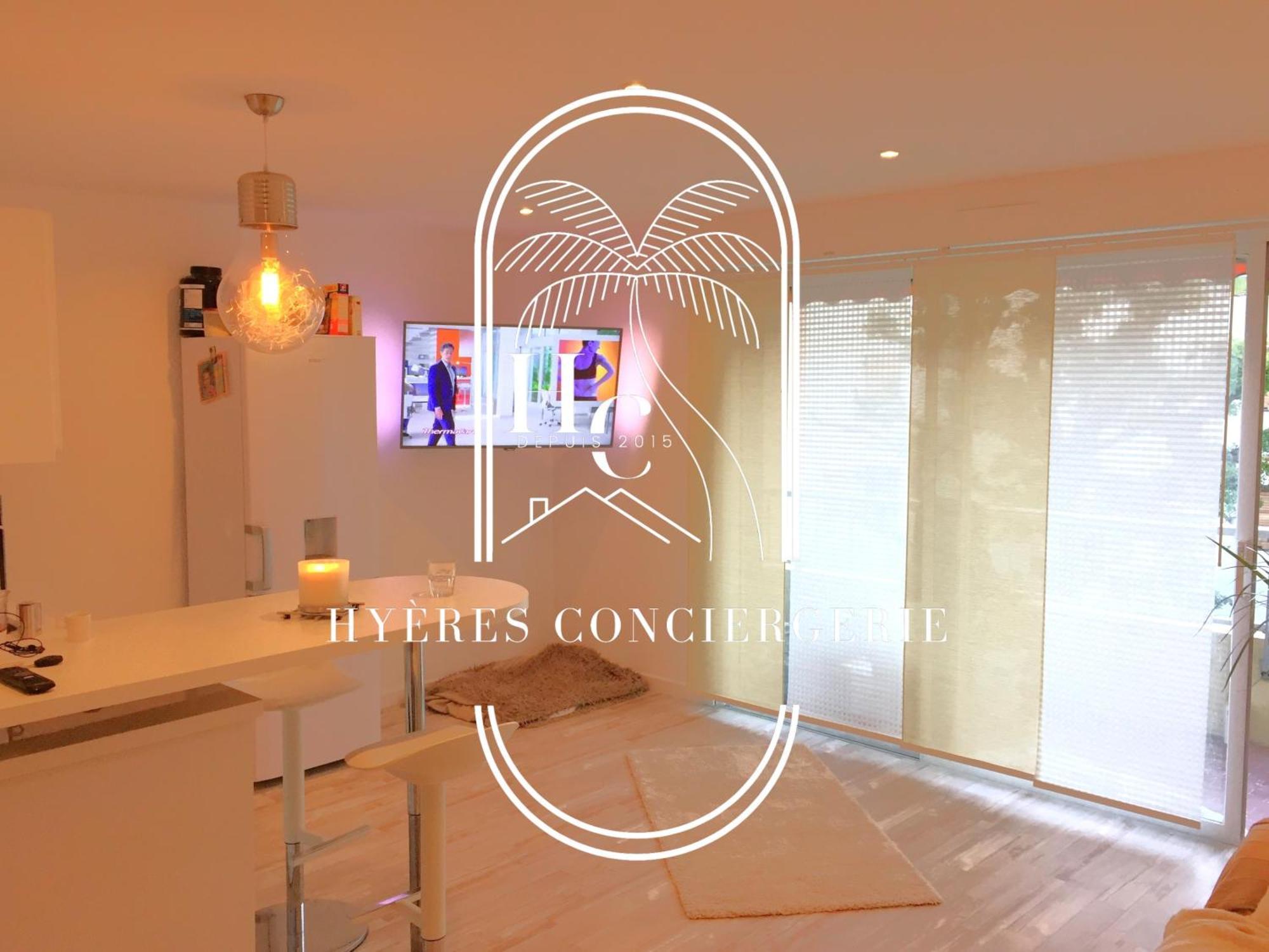 T2 Cocconing- Clim Pk Wifi- Costebelle-5Min Plage By Hc Hyeres Luaran gambar